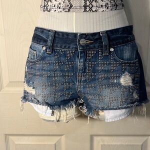 PINK Victoria Secret beautiful denim jeans shorts